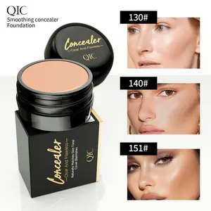 High Coverage Concealer Balm, Lightweight Matte Finish Cream for Face & Eyes, Covers Acne Marks, Scars & Dark Spots, Waterproof Moisturizing Makeup for Light & Natural Skin Tones. Ideal Halloween & Christmas gifts. Flawless Hydrate