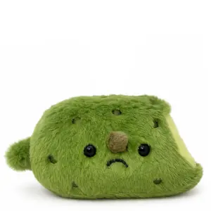 Forgotten Bitten Pickle | Emotional Support Plush Keychain