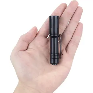 EDC Flashlight Archer Mini, 405 Lumens Tail  LED Flashlight, USB C Rechargeable Little Pocket Penlight for Camping, Outdoor, and Emergency - Cool White