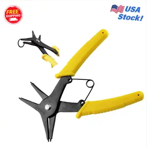 2-in-1 Snap Ring Pliers Set – Internal & External Circlip Tool for 10-40mm Rings, Durable Steel Construction, Compatible with Straight & Lock Rings