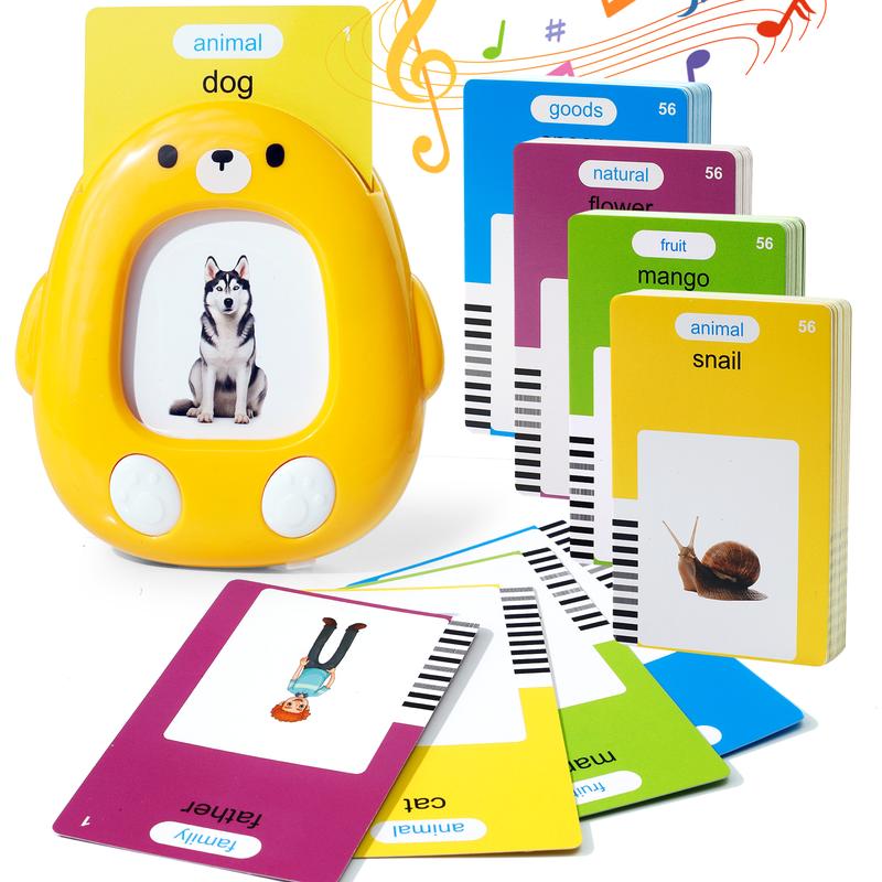 Interactive Talking Flash Cards - English Learning Set Toy for Kids Toddlers and Preschoolers Interactive Talking Flash Cards - English Learning Set Toy for Kids Toddlers and Preschoolers