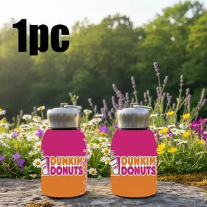 1pc 10.5oz Stainless Steel Insulated Cup, Gradient Dunkin' Donuts Coffee Mug, Ideal for Cold & Hot Drinks, Outdoor Camping Hiking Driving Car Travel Gift, Insulated Travel Drinkware, Funny Dad Tumbler