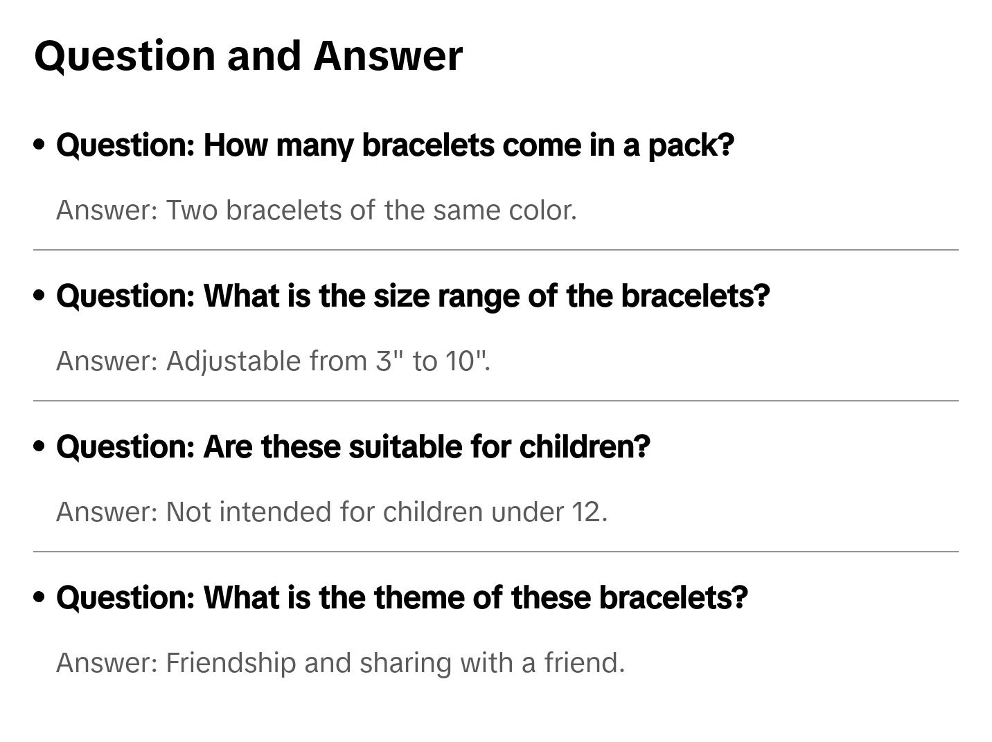 Purple Beaded Friendship Bracelets