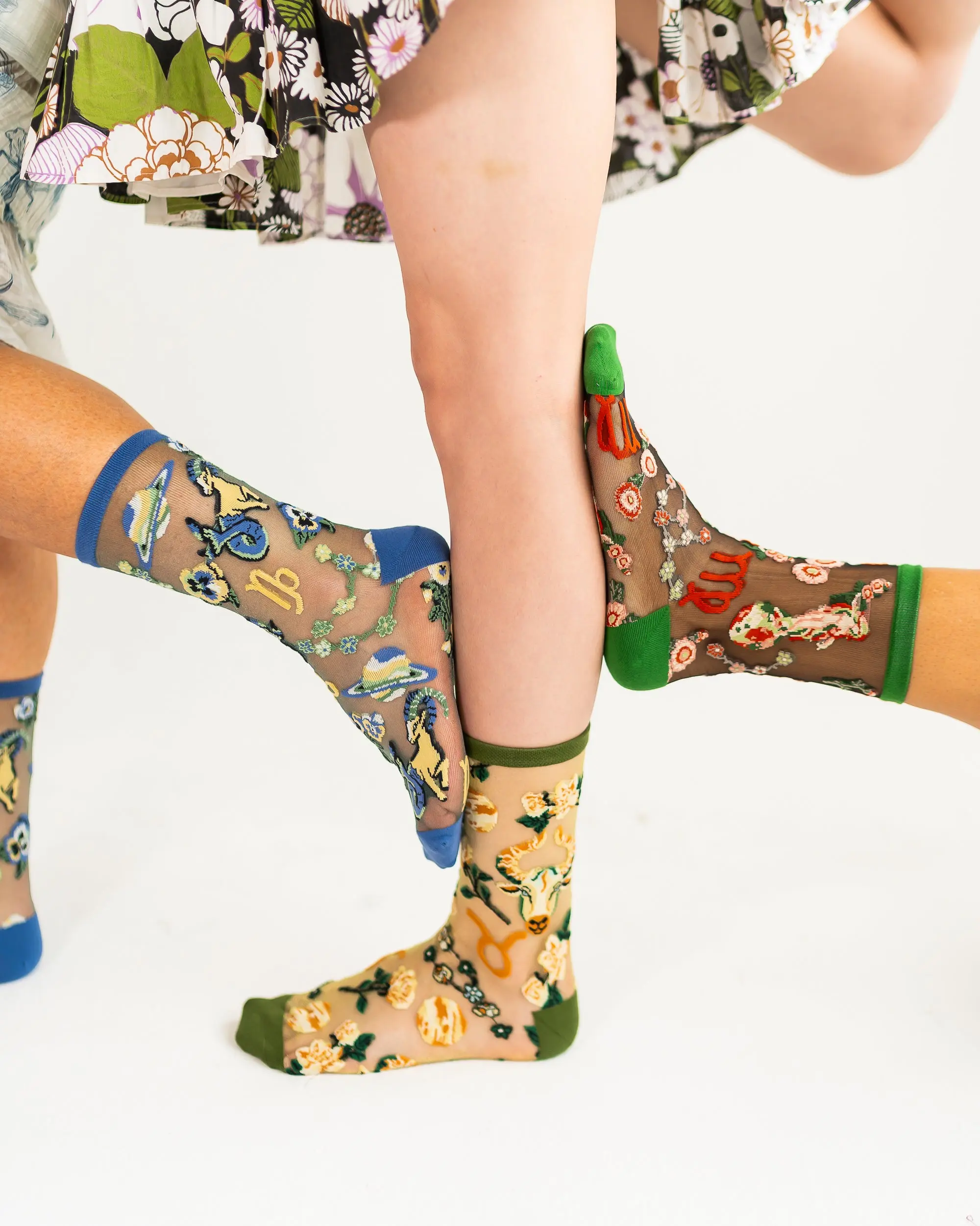 Zodiac Earth Signs Sheer Socks Bundle