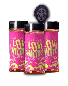 Sugar Free Chilito Candy Powder x 3 - Sodium Free Per Serving - Chamoy Seasoning - Sweet & Spicy Mexican Candy Flavor Seasoning - I Love Chilito