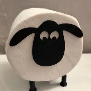 3D Printed Articulated Sheep Toilet Paper Roll Stand