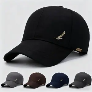 Men's Stylish Polyester Baseball Cap Lightweight Breathable Hat with Adjustable Fit Classic Mature Design for Spring to Fall Travel Outdoor Sports and Daily Sun Protection Available in Winter Beanies Men Casual Knit Heart Unisex Wool Newsboy Style 4-pack