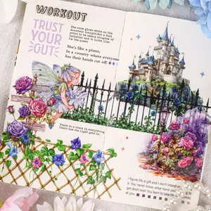 200cm Roll Fence Tape Vintage Design Handmade Journal Border Decorative Creative Collage Material DIY Scrapbook Photo Frame Calendar Greeting Card Diary