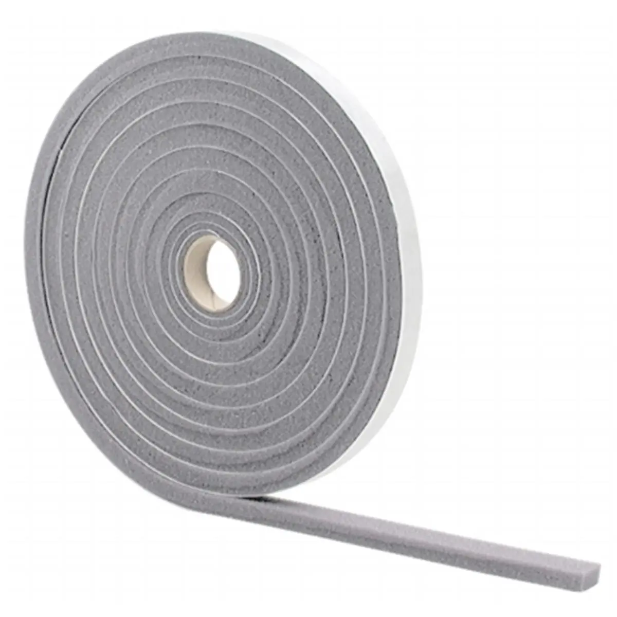 212 MAIN Self Adhesive Resilient Gray Low Density Open-Cell Foam Weather Strip with Self Adhesive Seal, 0.38 in. x 0.5 in. x 17 ft.