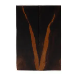 Bookmatched Ironwood Knife Handle Scales – Natural Wood Knife Scales – Knife Scales for DIY Crafts – Ironwood Knife Handle Material – Size 6 x 2 x 1/2 inches – 1 Pair