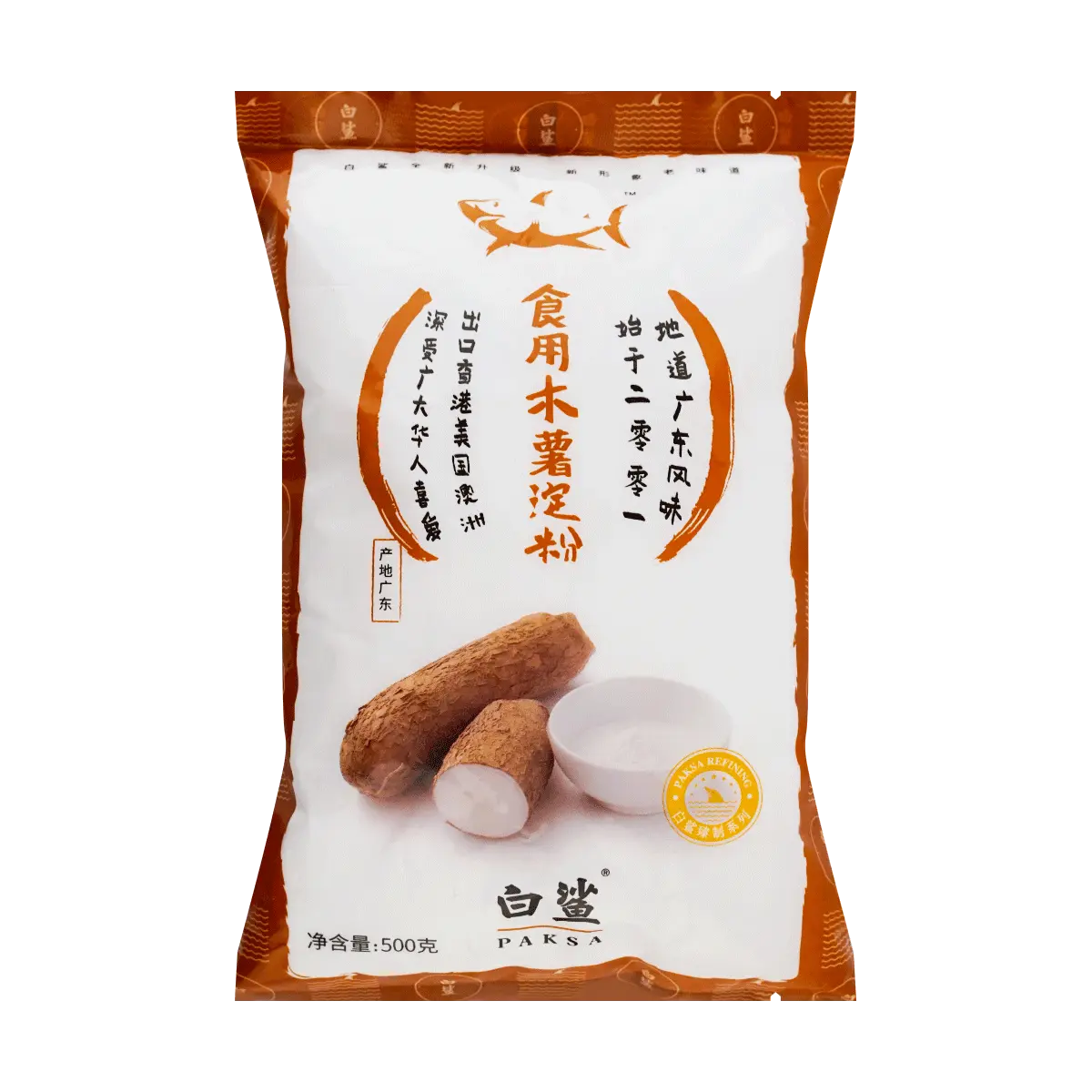 BAISHA Tapioca Starch Flour 500g - Premium Cassava Starch for Boba Pearls, Bubble Tea, Taro Balls, Desserts & Cooking
