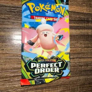 Pokemon Mega Evolution Perfect Order Booster Pack 1 Trading Card Game Collectible