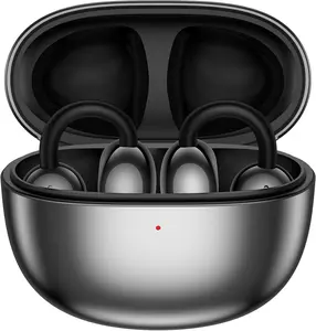 Clip-On Earbuds, Lightweight Comfort with Anti-Drop Design Open Ear Earbuds Bluetooth 5.4, 50H Battery Open Ear Headphones, Waterproof, Perfect for Glasses Wearers, Sports and Workouts