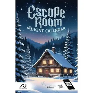 USED-Escape Room Advent Calendar: 24 Tricky Puzzles for the Christmas Season (Logic, Brain Teasers & More) by Logan Carter (Paperback)