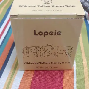 Product Review of Lopeie Whipped Grass-Fed Beef Tallow Honey Balm - 4 Oz,Moisturizing Cream for Soft, Smooth Skin - Handmade All-Natural Moisturizer - Lavender from D**y ** T**k