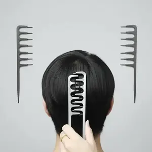 Volumizing Wide-Tooth Hair for Men Fluffy Texture Styling Comb Fluffy Hair Roots Korea Natural Curling A Comb for Hair Care