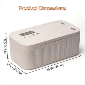 Timed Lock Safe Box: Electronic Security Storage for Personal Items, Documents, Phones & Cigarettes