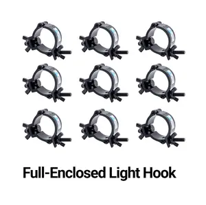 10 Pack Stage Light Clamp Hooks C-Clamps for DJ Lighting Par Lights 60 lb Load Capacity Fits 30-50mm OD Tube/Pipe tiktokshopspringglowup Spotlights Installation