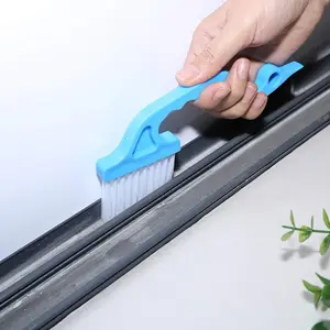 Handheld Groove Cleaning Brush, Window Track Cleaning Brush, Household Cleaning Tool for Window & Sliding Door, Kitchen Cleaning Tool