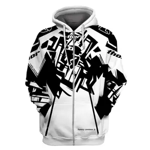 Hoodie  Sweater Thor Mx, Thor Pulse, Motocross Racing Uniform V15 3D Hoodie All Over Printed Clothes Shirt Men Letter Graphic Round Neck Tee