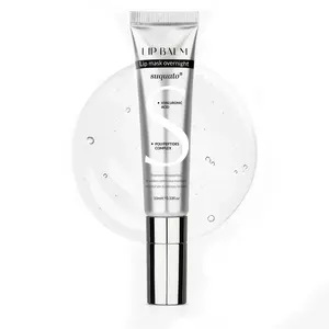 Peptide Lip Treatment Butter Balm: Mini Plumping Gloss Set for Dry Care, With Hyaluronic Acid and Mask Overnight for Glowy Skin, Travel Size Night Hydrating Balm