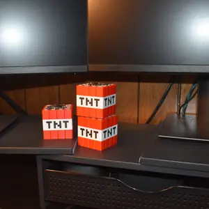 TNT Block - 3/6/12 Pack - Desk Decor - Party Favor - Plastic - 2”