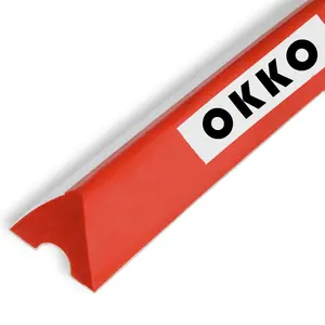 OKKO K66 Pool Table Rail Rubber Orange 42", Set of 6