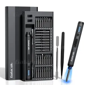 Electric Precision Screwdriver Set, 68 in 1 Cordless Mini Repair Tool Kit with Magnetic S2 Steel Bits, 200 RPM Motor, LED Light, USB-C Rechargeable for Phone, Laptop, Electronics