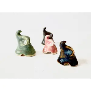 K Dub Art- Ceramic Elephants