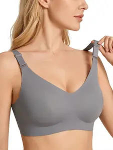 Women's Plus Size Seamless Push-Up Bra, Comfortable Anti-Sagging Underwear, Large Chest Supportive Lingerie for Daily Wear