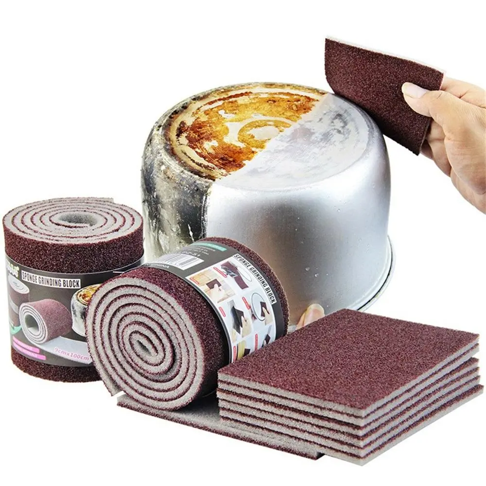 Pot Bottom Cleaning Descaling Sponge, 20pcs Cleaning Sponge, Iron Rust Removal Sponge, Dishwashing Sponge Block, Kitchen Cleaning Tool, Kitchen Cleaning Supplies, Scrubber Sponge, Sponges For Cleaning