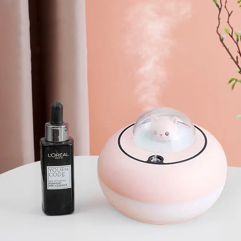 7.7oz/220ml USB Mini Humidifier with Auto Shut Off & Night Light - Perfect for Office,Bedroom,Home and Car - Provides Cool Mist for Improved Air Quality and Health,TikTokShopCyberMonday,TikTokShopBlackFriday,Perfect Christmas Gifts For Women, Girl, friend