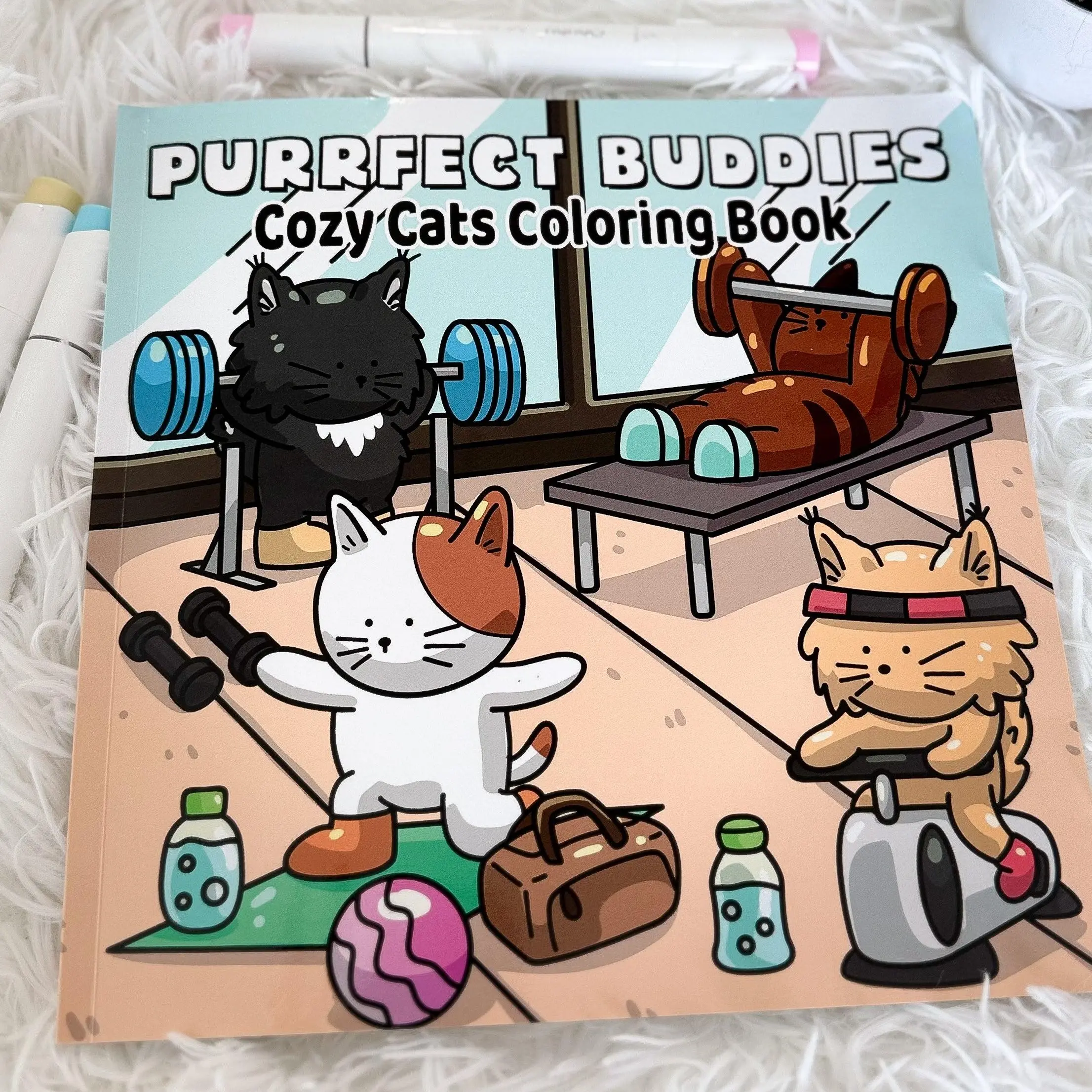Purrfect Buddies Coloring Book (Volume 1 )