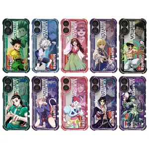 NGANGEE Anime-Style Case for iPhone 17, 16, 15, 14, 13, 12, 11 Pro Max and Samsung S26-S22 Ultra shock and drop resistant protective case, fashionable gift.