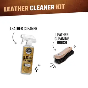 CHEMICAL GUYS Leather Care Kits - Dashboard Leather Cleaner, Car Interior Detailing Products for Car Seats, Couches CHEMICAL GUYS Leather Care Kits - Dashboard Leather Cleaner, Car Interior Detailing Products for Car Seats, Couches
