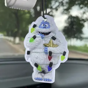 Car Air Freshener Hanging Ornament, Ocean Scented Car Diffuser, Car Aroma Diffuser, Natural Material, Long-Lasting Fragrance, Perfect Gift for Friends