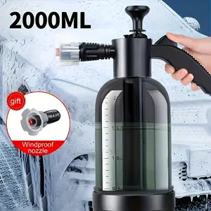 Handheld Car Wash Foam Sprayer (67.63oz) - Garden Watering Spray Bottle for Home, Automotive Use