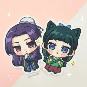Poison princess and Imperial Prince Anime Vinyl Sticker