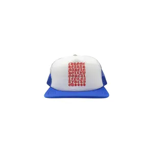 Eyechart Trucker Hat "Blue/White/Red" CHRM0046