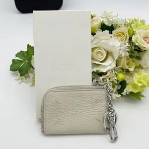 Pre-owned Maison Margiela As Shown Shoulder Bags 4 Stitch Grained Leather Keychain Wallet mm1919jj