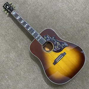 6-String Acoustic-Electric Guitar with Spruce Wood Body, Rosewood Fingerboard and Black Protective Cover Plate
