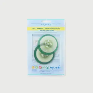 SpaLife Cooling Cucumber Eye Pads | Korean Dark Circles & Puffy Eyes Treatment | Nourishing Cucumber Eye Pads | Eye Mask for Puffy Eyes Daily Depuffing Eye Patches | 4 Packs of 12~48 pads total