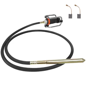 Electric Concrete Vibrating, 1500W 18000 VPM, 2HP Copper Motor Handheld Concrete Vibrating,Portable Power Concrete Vibrating with Shaft of 14.75ft / 4.5m, Remove Air Bubble and Level Concrete