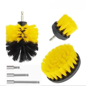 Electric Drill Brush Set, Electric Drill Brush Attachment Set, Household Cleaning Brush Set, Cleaning Tool for Home, Office, Car, Kitchen, Bathroom