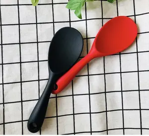 Heat Resistant Non-Stick Food Grade Silicone Rice Serving Spoon Cutlery Tableware