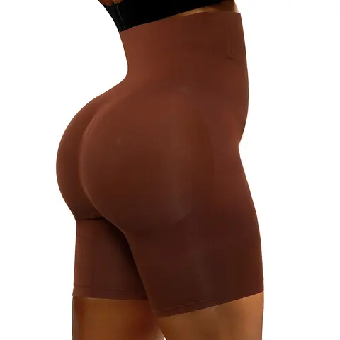 Shapellx Women's High Waisted Seamless Body Shapewear Faja - Abdominal, Discreet Leg Shaping Shorts for Women, Thigh Slimming Underwear