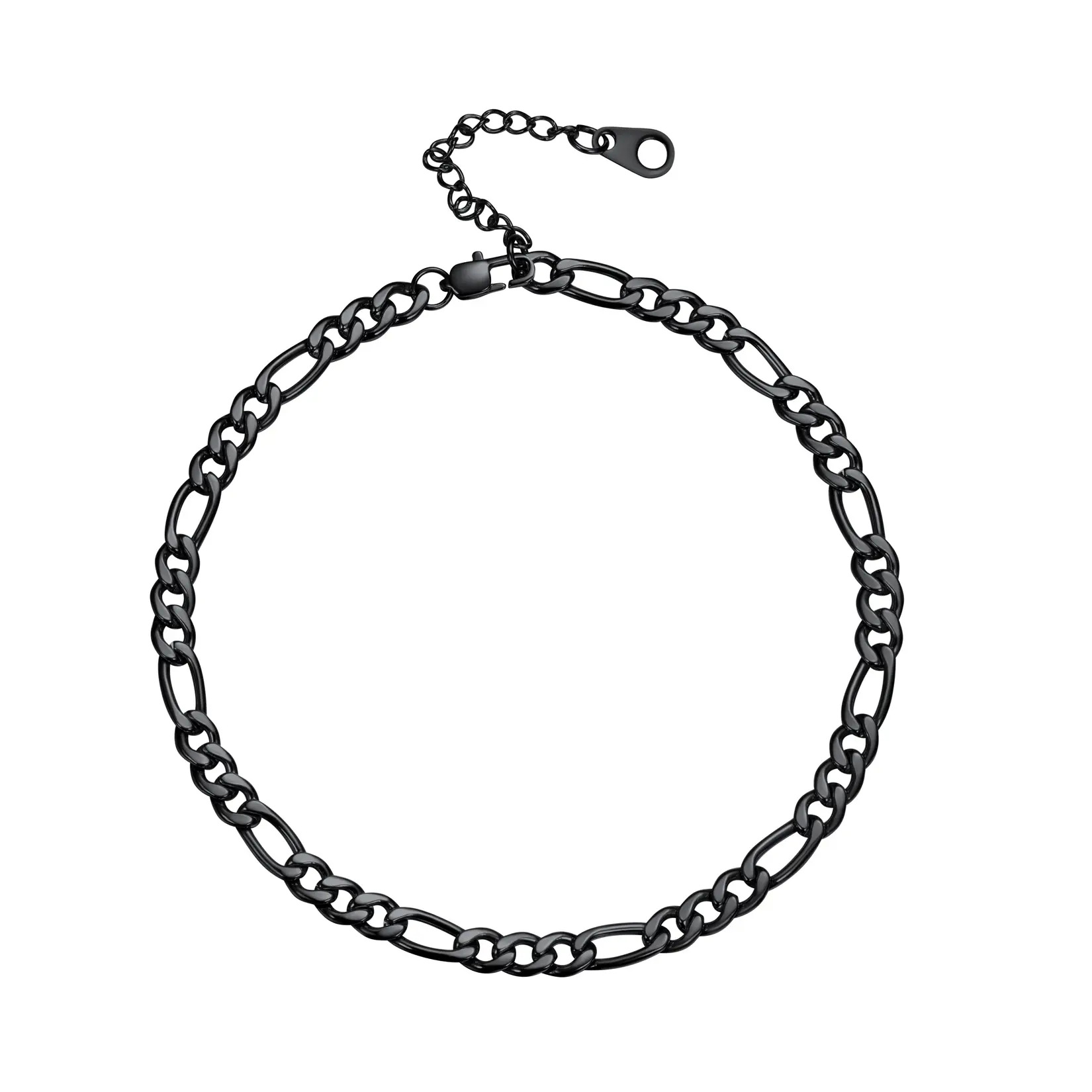 5MM-Figaro Chain-Black