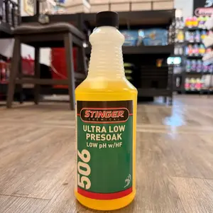 Stinger Chemical Ultra Low Presoak -  Stinger Chemical Ultra Low pH Presoak deep cleans all exterior surfaces