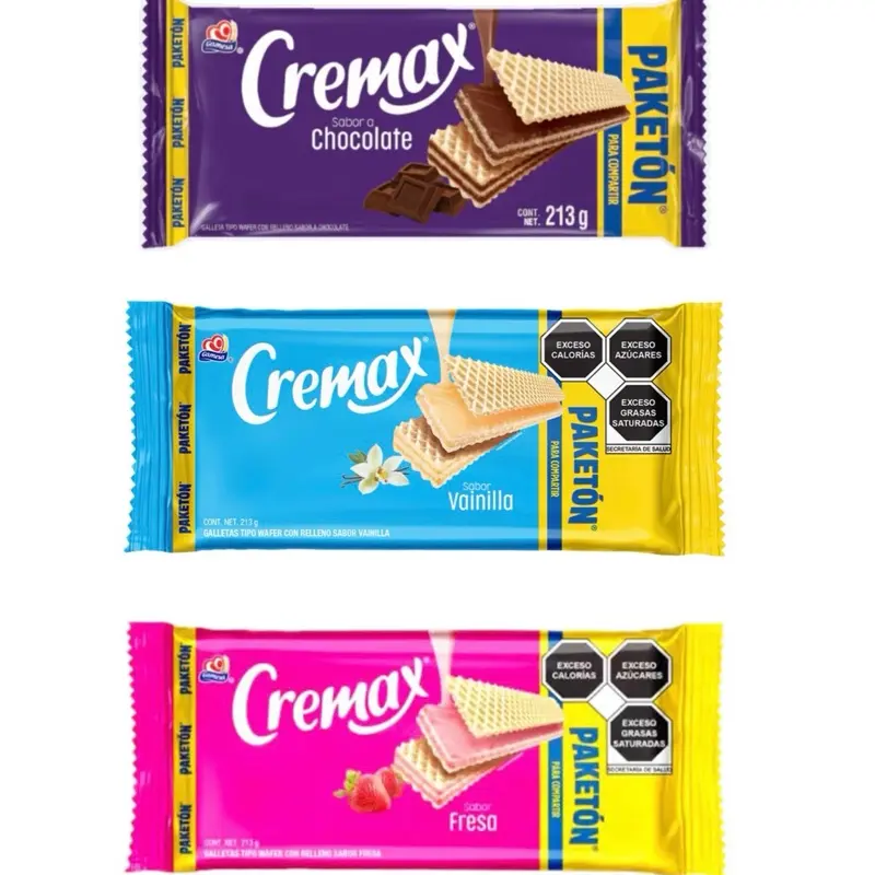 Cremax Paketon 213g- Strawberry, Vanilla, and Chocolate