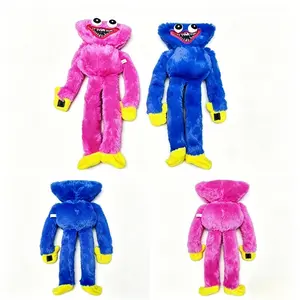 40cm 2PCS Poppy Playtime Huggy Wuggy & Kissy Missy Plush Toy Set Soft Stuffed Monster Dolls for Kids Gift